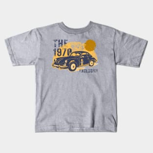 Retro 70s Vintage Car Kids T-Shirt